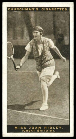 Churchman - 'Lawn Tennis' (1928) - Miss Joan Ridley