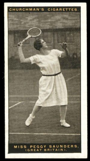 Churchman - 'Lawn Tennis' (1928) - Miss Peggy Saunders