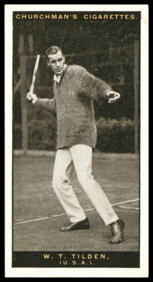 Churchman - 'Lawn Tennis' (1928) - W.T. Tilden