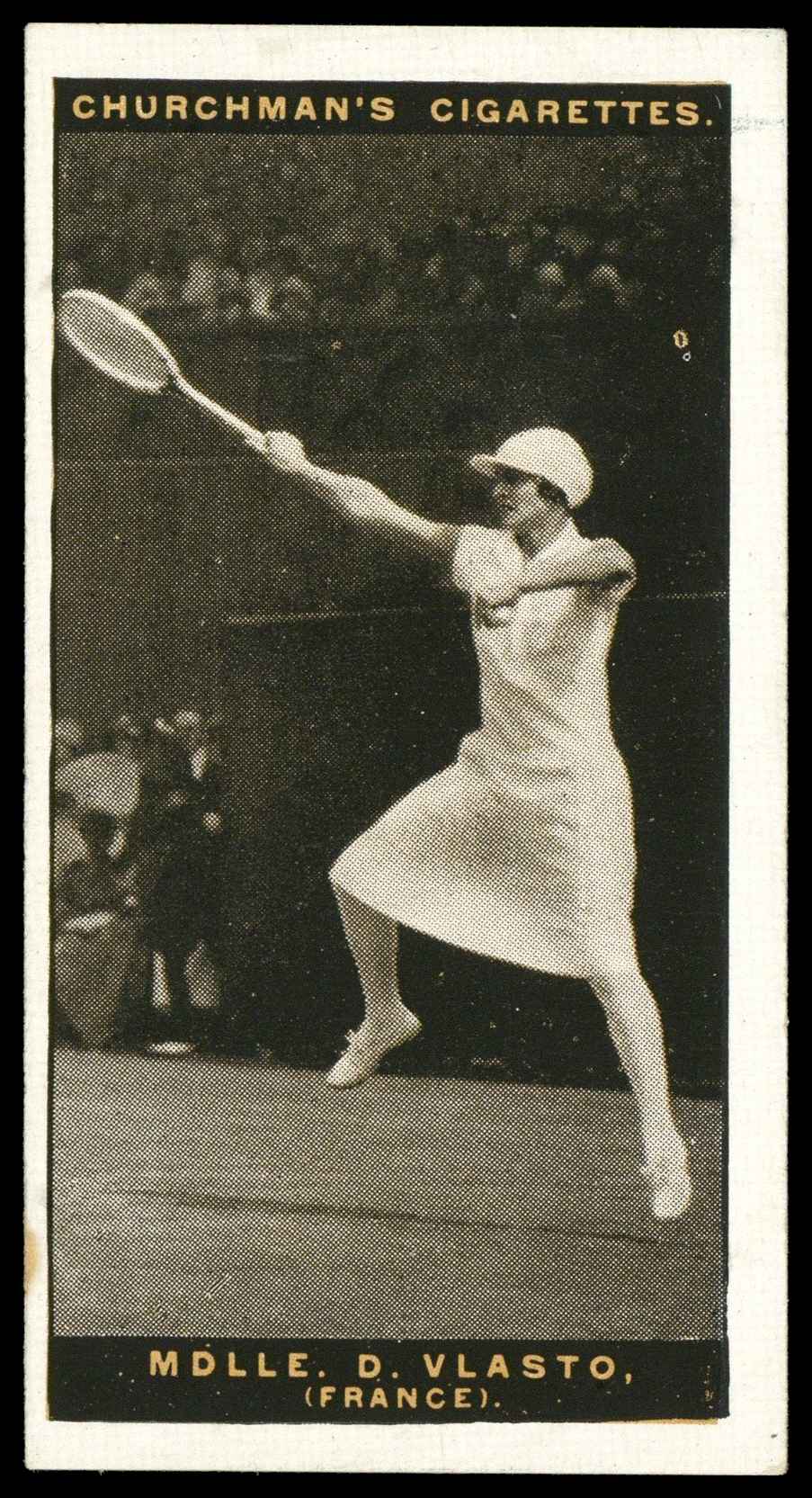 Churchman - 'Lawn Tennis' (1928) - Mlle. Didi Vlasto Churchman - 'Lawn Tennis' (1928) - Mlle. Didi Vlasto
