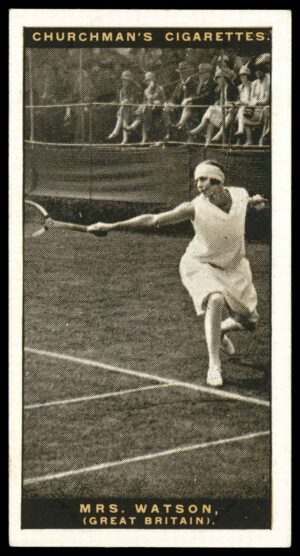 Churchman - 'Lawn Tennis' (1928) - Mrs. Watson