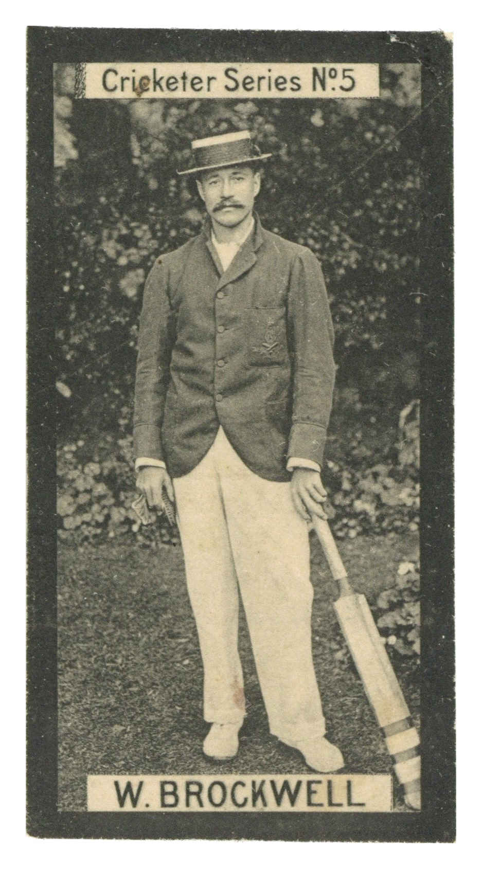 Clarke - W. Brockwell (Surrey) - 'Cricketer Series' (1901) Clarke - W. Brockwell (Surrey) - 'Cricketer Series' (1901)