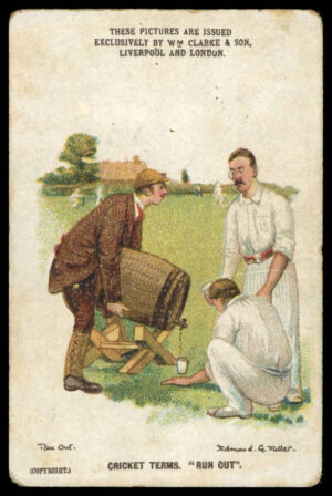 Clarke - 'Cricket Terms' (c1900) - Run Out