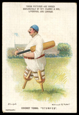 Clarke - 'Cricket Terms' (c1900) - Stumped