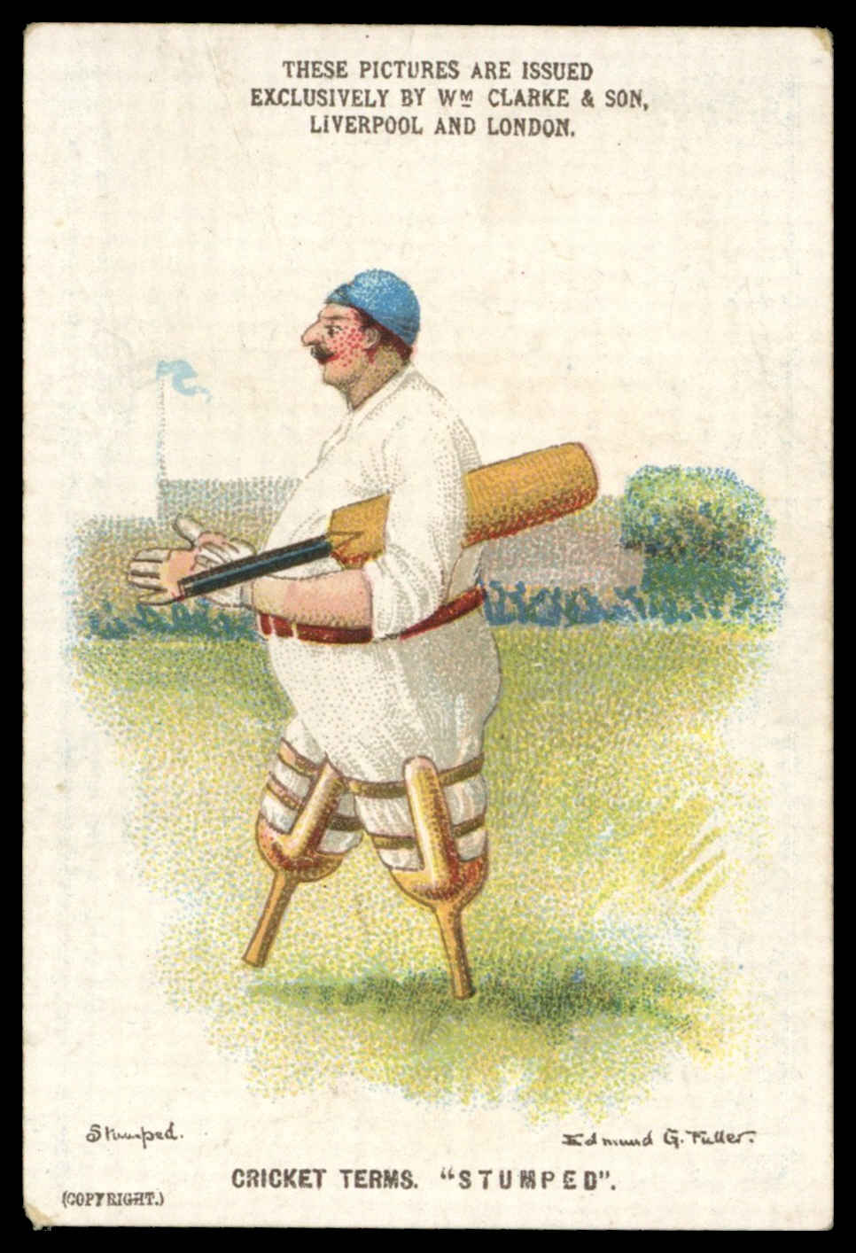 Clarke - 'Cricket Terms' (c1900) - Stumped Clarke - 'Cricket Terms' (c1900) - Stumped