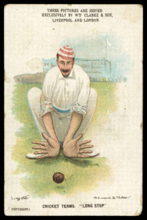 Clarke - 'Cricket Terms' (c1900) - Long Stop