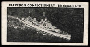 Clevedon Confectionery - 'British Ships' Card #24 - H.M.S. Superb Clevedon Confectionery - 'British Ships' Card #24 - H.M.S. Superb