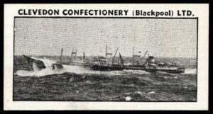 Clevedon Confectionery - 'British Ships' Card #32 - R.F.A. Olna Clevedon Confectionery - 'British Ships' Card #32 - R.F.A. Olna