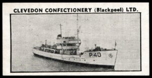 Clevedon Confectionery - 'British Ships Card #45 - H.M.S Bern Clevedon Confectionery - 'British Ships Card #45 - H.M.S Bern