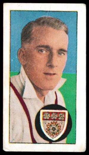 Clevedon - 'Famous Cricketers (25)' (c1960) - Johnny Wardle (Leics)
