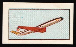Clevedon Confectionery - 'Famous International Aircraft' (1963) - Card #29 - Comet 4.B. Clevedon Confectionery - 'Famous International Aircraft' (1963) - Card #29 - Comet 4.B.
