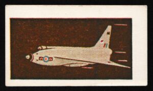 Clevedon Confectionery - 'Famous International Aircraft' (1963) - Card #47 - English Electric Lightning Clevedon Confectionery - 'Famous International Aircraft' (1963) - Card #47 - English Electric Lightning