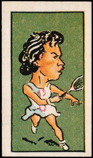 Clevedon Confectionery - 'International Sporting Stars' (1960) - Card #2 - Maria Bueno Clevedon Confectionery - 'International Sporting Stars' (1960) - Card #2 - Maria Bueno