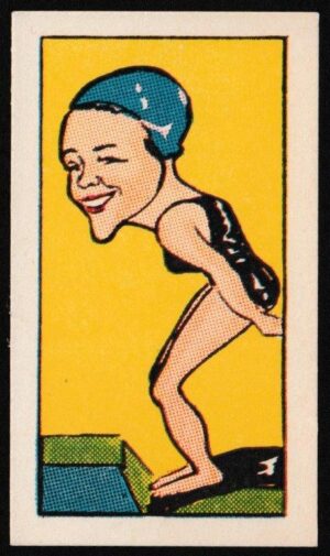 Clevedon Confectionery - 'International Sporting Stars' (1960) - Card #42 - Diana Wilkinson Clevedon Confectionery - 'International Sporting Stars' (1960) - Card #42 - Diana Wilkinson