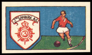 Clevedon Confectionery - Third Lanark - 'Famous Football Clubs' (1964) Clevedon Confectionery - Third Lanark - 'Famous Football Clubs' (1964)