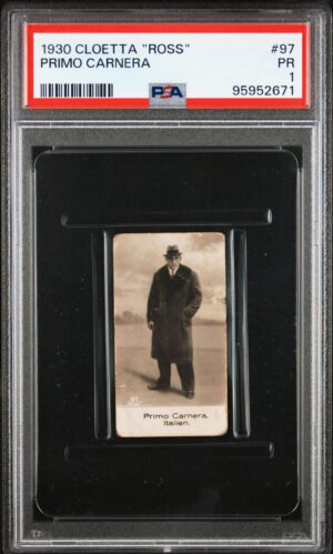 Cloetta - 'Sportsmen' (1933) - Primo Carnera (Boxing) **PSA1**