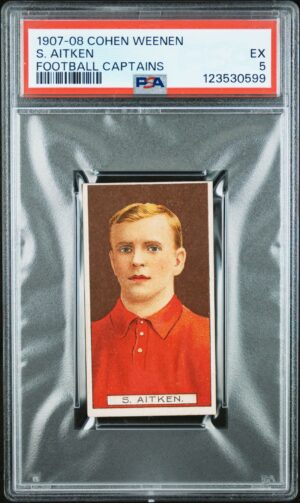 Cohen Weenen - 'Football Captains 1907-8' (1907) - S. Aitken (Middlesbrough) **PSA5**