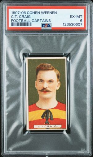 Cohen Weenen - 'Football Captains 1907-8' (1907) - C.T. Craig (Bradford Park Avenue) **PSA6** Cohen Weenen - 'Football Captains 1907-8' (1907) - C.T. Craig (Bradford Park Avenue) **PSA6**