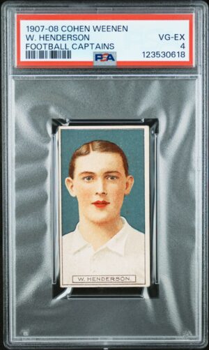 Cohen Weenen - 'Football Captains 1907-8' (1907) - W. Henderson (Clapton Orient) **PSA4** Cohen Weenen - 'Football Captains 1907-8' (1907) - W. Henderson (Clapton Orient) **PSA4**