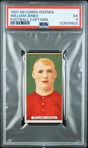 Cohen Weenen - 'Football Captains 1907-8' (1907) - W. Jones (Swindon) **PSA5** Cohen Weenen - 'Football Captains 1907-8' (1907) - W. Jones (Swindon) **PSA5**
