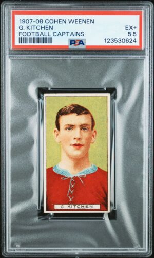 Cohen Weenen - 'Football Captains 1907-8' (1907) - G. Kitchen (West Ham United) **PSA5.5**