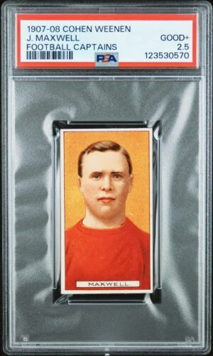 Cohen Weenen - 'Football Captains 1907-8' (1907) - J. Maxwell (Bristol City) **PSA2.5** Cohen Weenen - 'Football Captains 1907-8' (1907) - J. Maxwell (Bristol City) **PSA2.5**