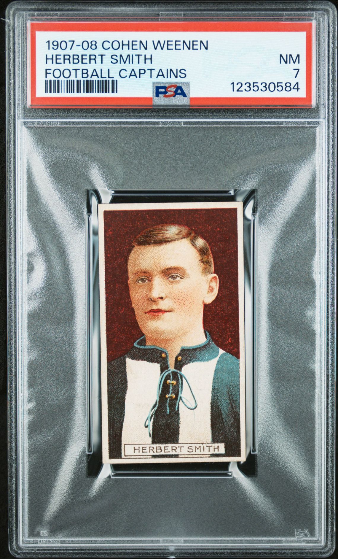 Cohen Weenen - 'Football Captains 1907-8' (1907) - H. Smith (Reading) **PSA7** Cohen Weenen - 'Football Captains 1907-8' (1907) - H. Smith (Reading) **PSA7**