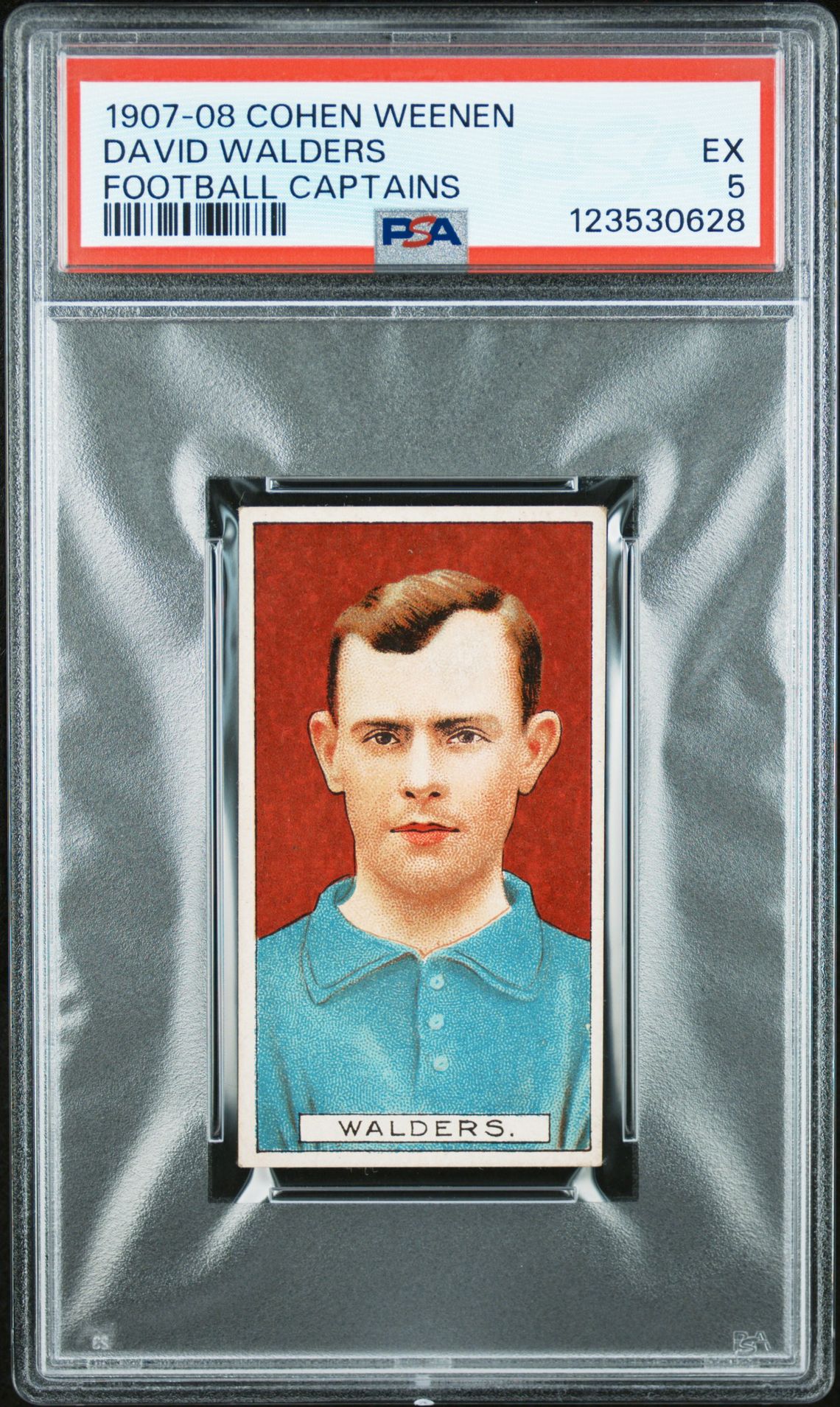 Cohen Weenen - 'Football Captains 1907-8' (1907) - Walders (Oldham Athletic) **PSA5** Cohen Weenen - 'Football Captains 1907-8' (1907) - Walders (Oldham Athletic) **PSA5**