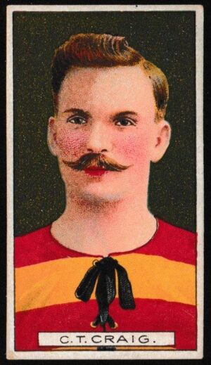 Cohen Weenen - 'Football Captains 1907-8' (1907) - C.T. Craig (Bradford Park Avenue)