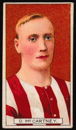 Cohen Weenen - 'Football Captains 1907-8' (1907) - D. McCartney (Northampton) Cohen Weenen - 'Football Captains 1907-8' (1907) - D. McCartney (Northampton)