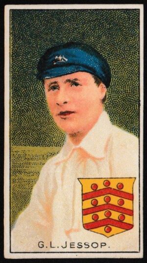 Cohen Weenen - 'Owners Jockeys Footballers Cricketers (S2)' (c1906) - G.L. Jessop (Gloucs)