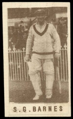Coles Stores - 'Cricketers (Frame)' (1946) - Sid Barnes (New South Wales)
