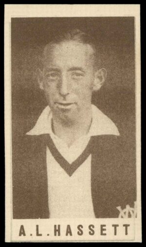 Coles Stores - 'Cricketers (Frame)' (1946) - Lindsay Hassett (Victoria)