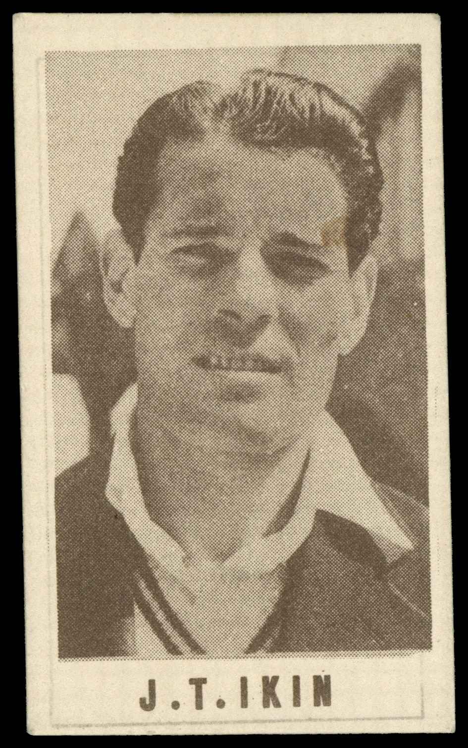 Coles Stores - 'Cricketers (Frame)' (1946) - Jack Ikin (Lancs) Coles Stores - 'Cricketers (Frame)' (1946) - Jack Ikin (Lancs)