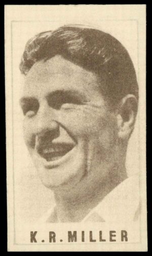 Coles Stores - 'Cricketers (Frame)' (1946) - Keith Miller (Victoria)