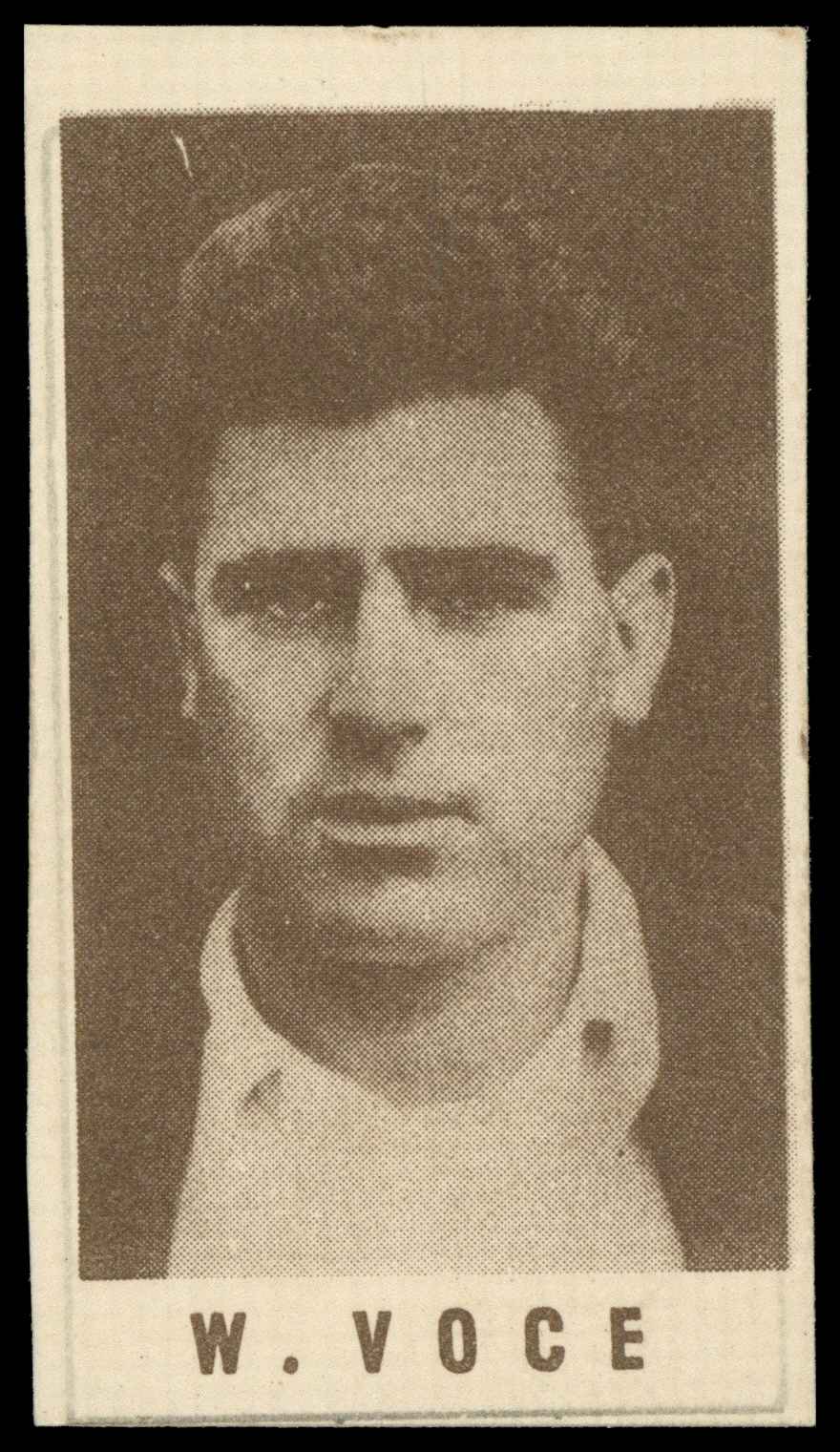 Coles Stores - 'Cricketers (Frame)' (1946) - Bill Voce (Notts) Coles Stores - 'Cricketers (Frame)' (1946) - Bill Voce (Notts)