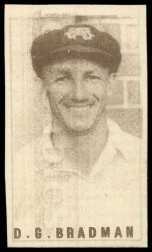 Coles Stores - 'Cricketers (Frame)' (1946) - Don Bradman H&S (South Australia) **PSAAltered**