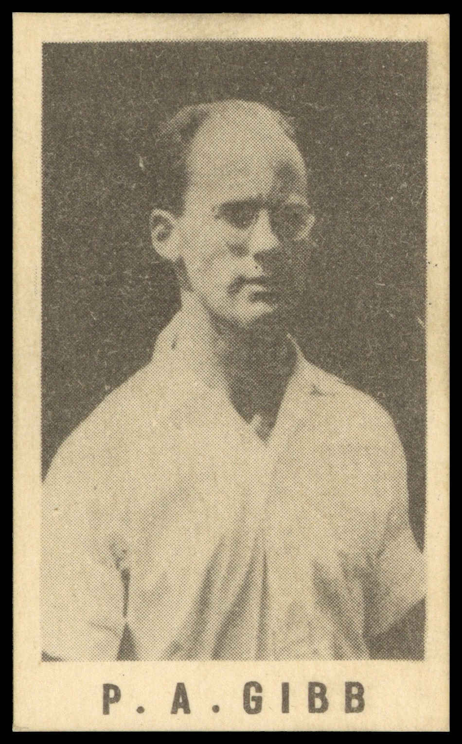 Coles Stores - 'Cricketers (NF)' (1946) - Paul Gibb (Yorkshire) Coles Stores - 'Cricketers (NF)' (1946) - Paul Gibb (Yorkshire)
