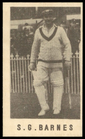 Coles Stores - 'Cricketers (NF)' (1946) - Sid Barnes (New South Wales) Coles Stores - 'Cricketers (NF)' (1946) - Sid Barnes (New South Wales)