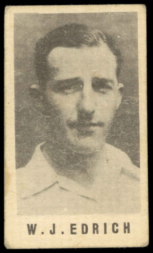 Coles Stores - 'Cricketers (No Frame)' (1946) - Bill Edrich (Middlesex)