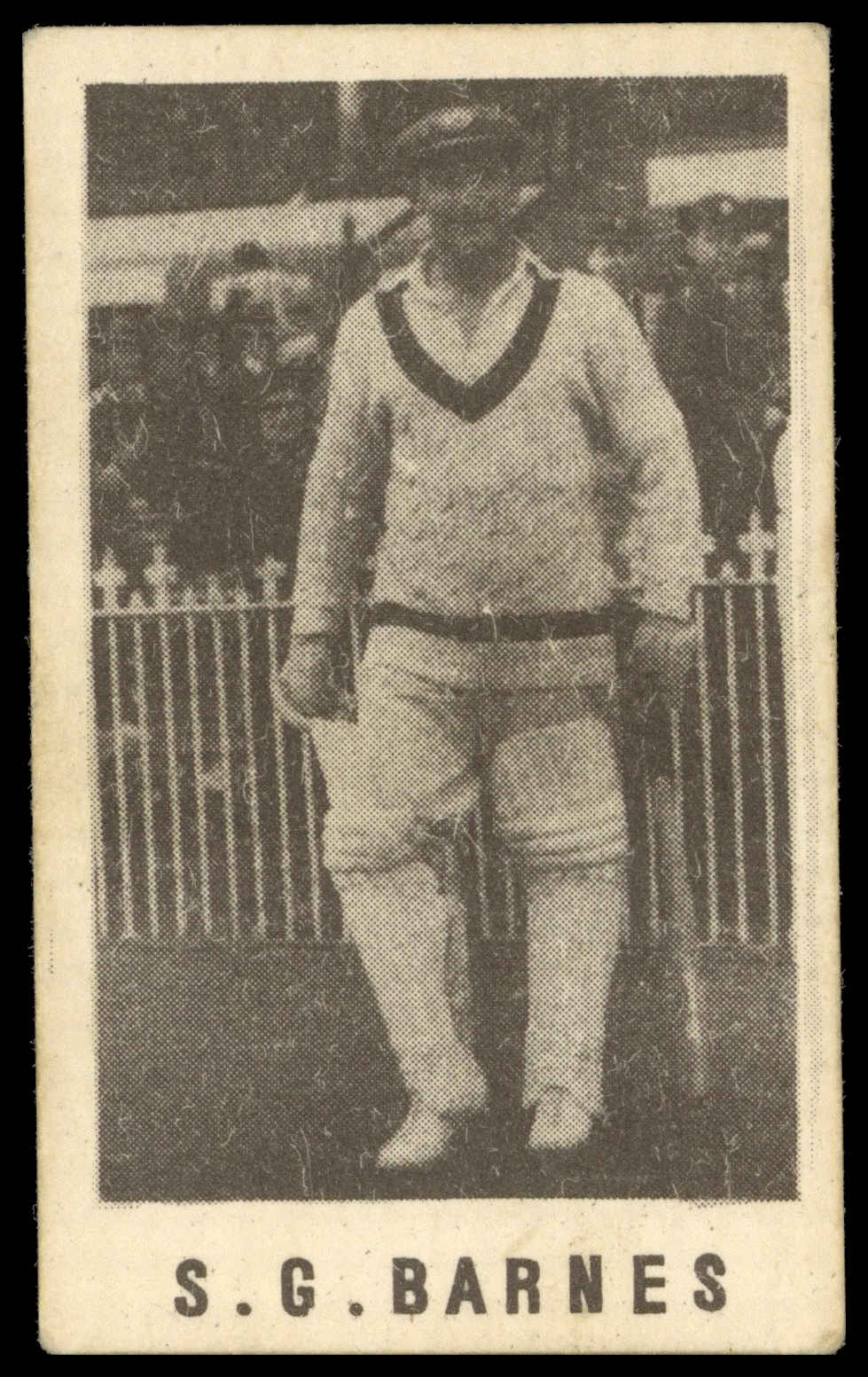 Coles Stores - 'Cricketers (No Frame)' (1946) - Sid Barnes (New South Wales) Coles Stores - 'Cricketers (No Frame)' (1946) - Sid Barnes (New South Wales)