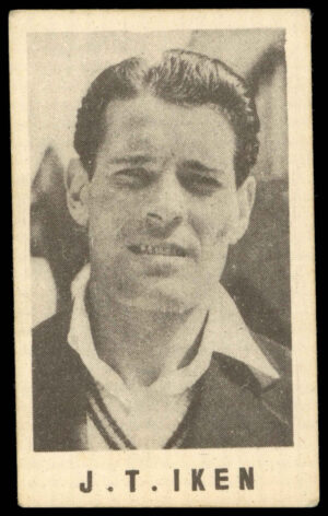 Coles Stores - 'Cricketers (No Frame)' (1946) - Jack Ikin (Lancs)