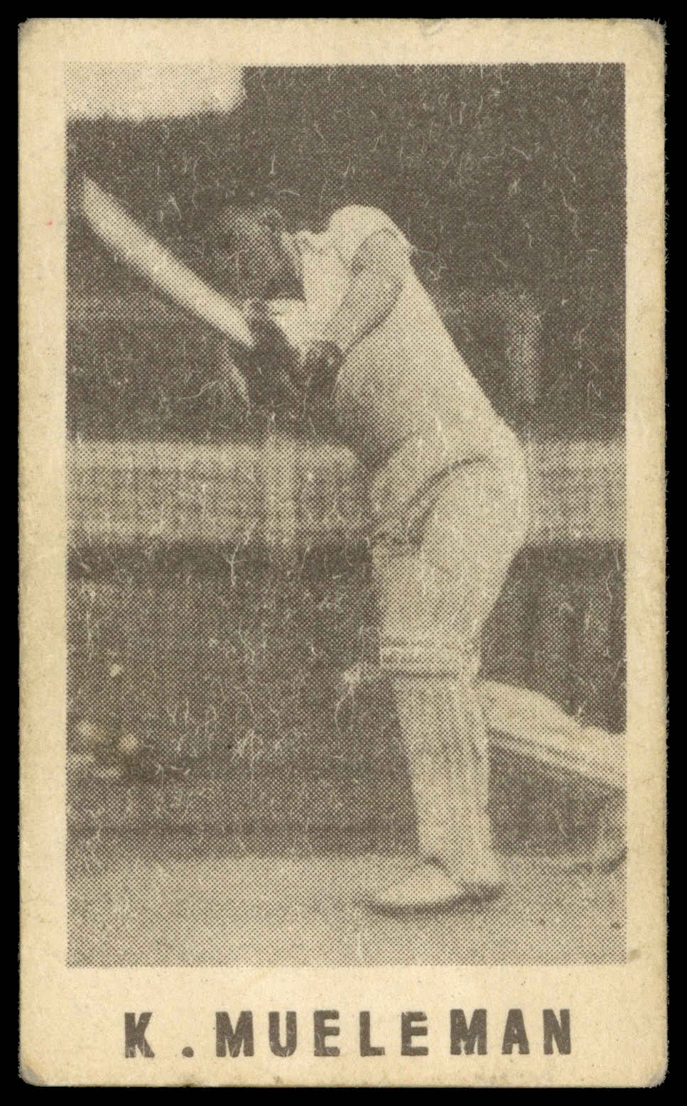 Coles Stores - 'Cricketers (No Frame)' (1946) - Ken Meuleman (Victoria) Coles Stores - 'Cricketers (No Frame)' (1946) - Ken Meuleman (Victoria)