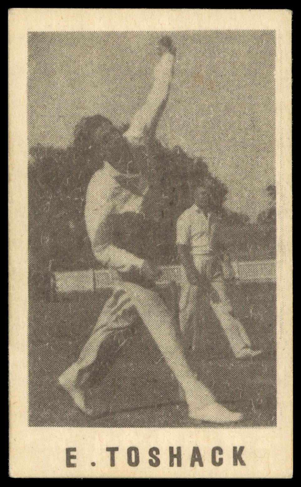 Coles Stores - 'Cricketers (No Frame)' (1946) - Ern. Toshack (New South Wales) Coles Stores - 'Cricketers (No Frame)' (1946) - Ern. Toshack (New South Wales)