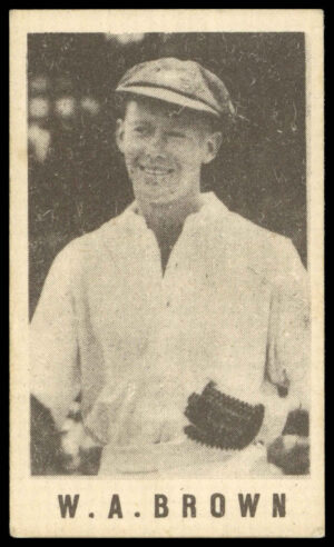 Coles Stores - 'Cricketers (No Frame)' (1946) - Bill Brown (Queensland)
