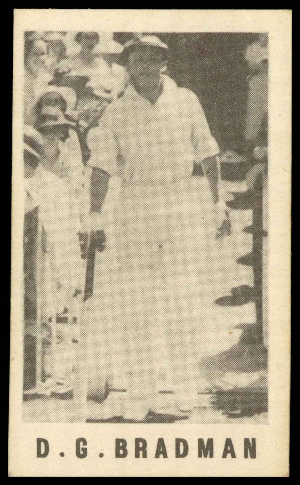 Coles Stores - 'Cricketers (No Frame)' (1946) - Don Bradman Coming from Pavilion (South Australia) **PSA7** Coles Stores - 'Cricketers (No Frame)' (1946) - Don Bradman Coming from Pavilion (South Australia) **PSA7**