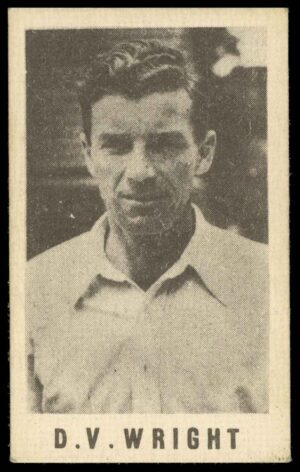 Coles Stores - 'Cricketers (No Frame)' (1946) - D.V. Wright (Kent)
