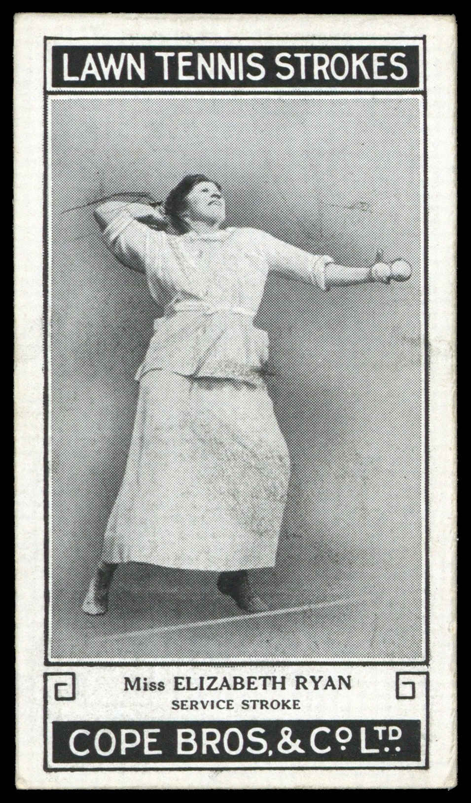 Cope - 'Lawn Tennis Strokes' (1924) - #26 - Miss Elizabeth Ryan Cope - 'Lawn Tennis Strokes' (1924) - #26 - Miss Elizabeth Ryan