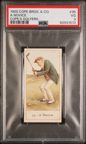 Cope - 'Cope's Golfers' (1900) - A Novice **PSA3**