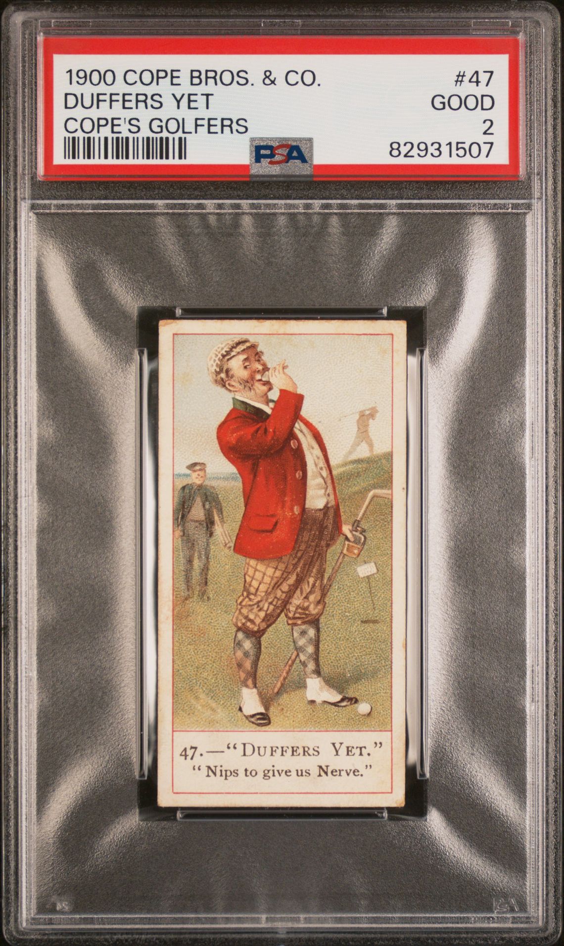 Cope - Cope's Golfers '"Duffers Vet"' **PSA2** (1900) Cope - Cope's Golfers '"Duffers Vet"' **PSA2** (1900)